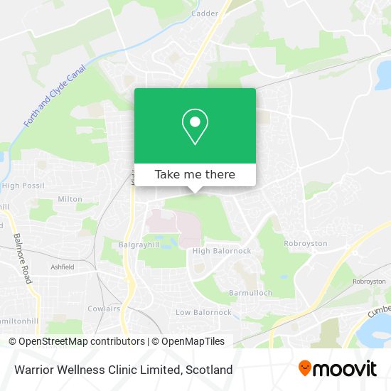 Warrior Wellness Clinic Limited map