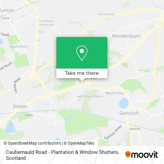 Caubernauld Road - Plantation & Window Shutters map