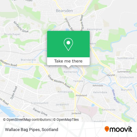 Wallace Bag Pipes map