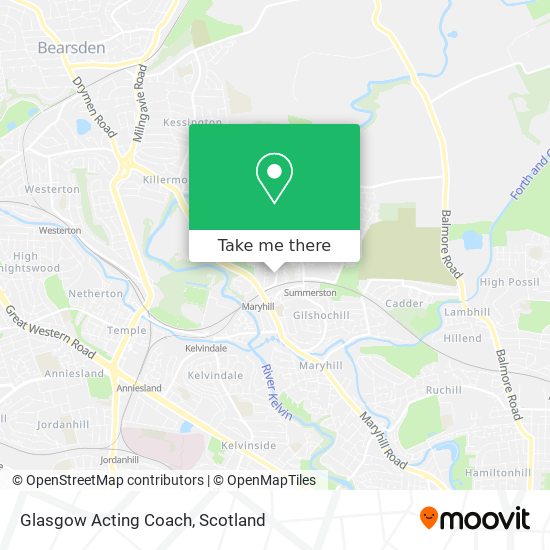 Glasgow Acting Coach map