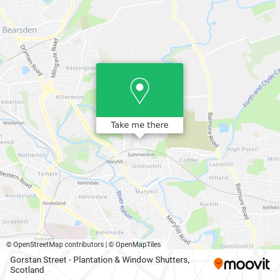 Gorstan Street - Plantation & Window Shutters map