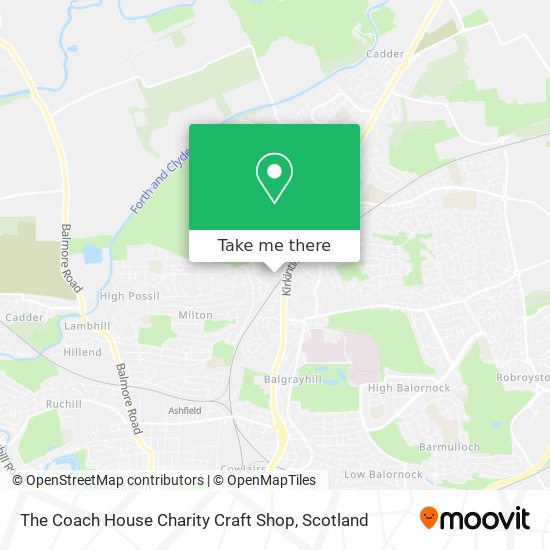 The Coach House Charity Craft Shop map