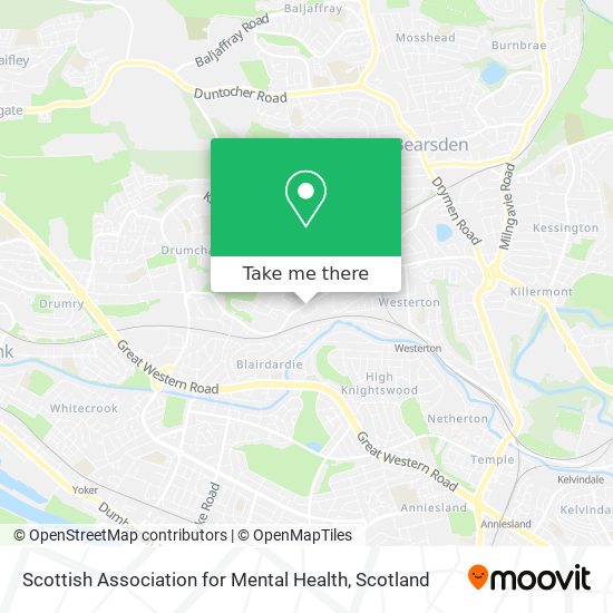 Scottish Association for Mental Health map