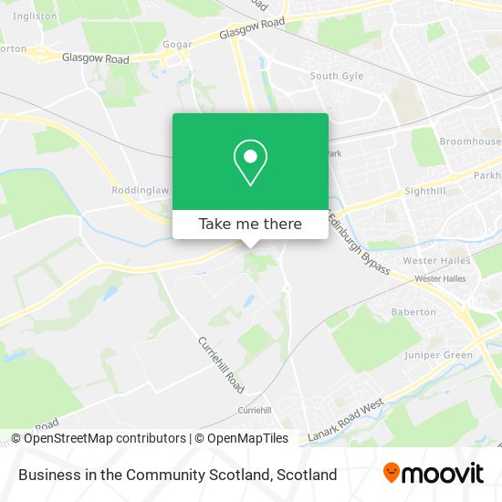 Business in the Community Scotland map