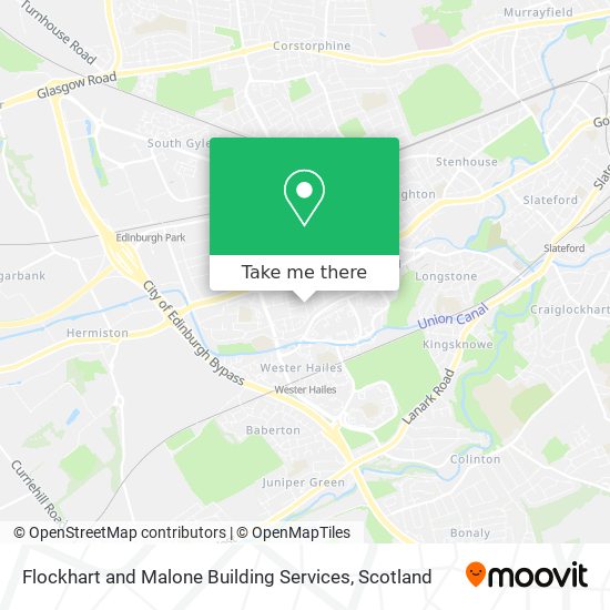 Flockhart and Malone Building Services map