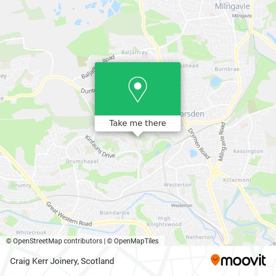 Craig Kerr Joinery map