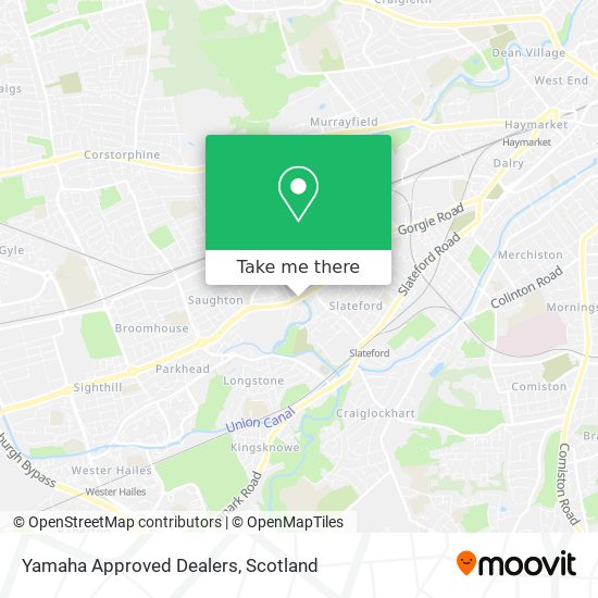 Yamaha Approved Dealers map