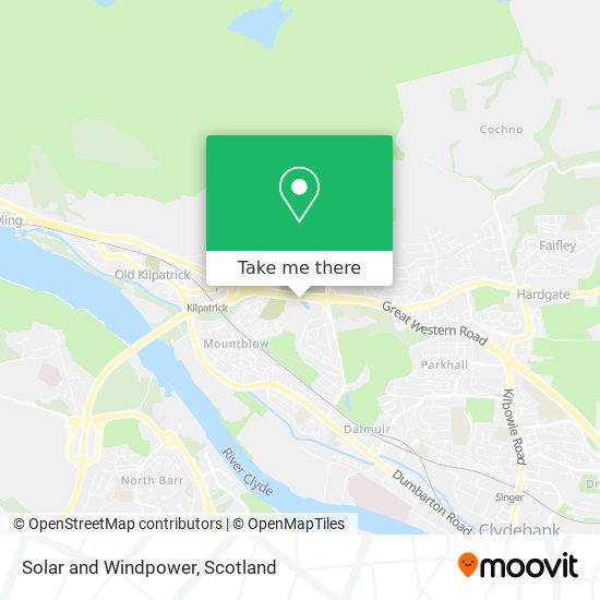 Solar and Windpower map