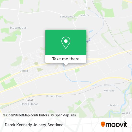 Derek Kennedy Joinery map