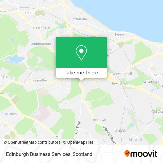 Edinburgh Business Services map