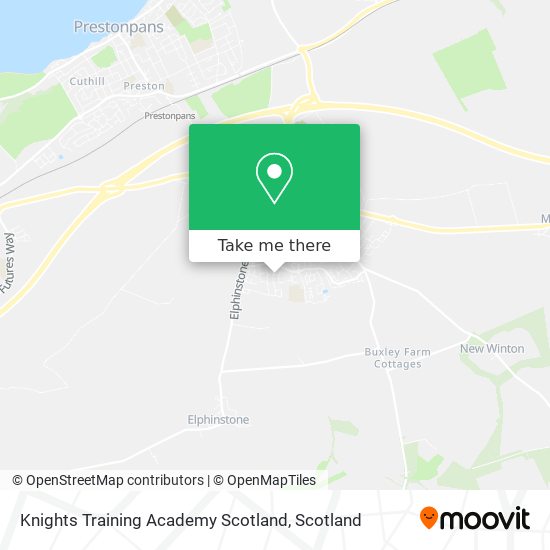 Knights Training Academy Scotland map