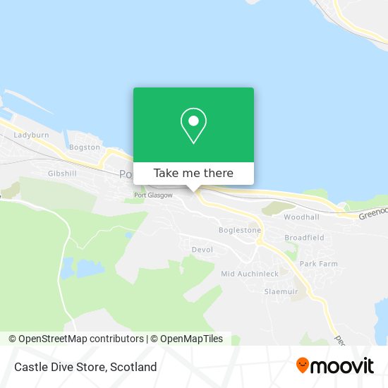 Castle Dive Store map