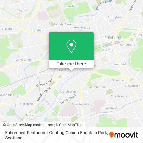 Fahrenheit Restaurant Genting Casino Fountain Park map