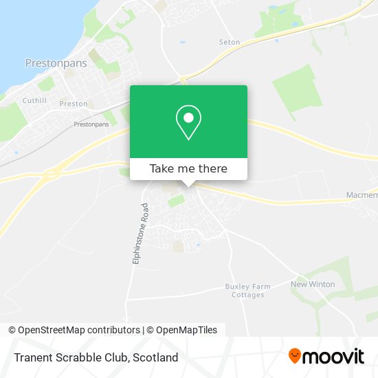 Tranent Scrabble Club map