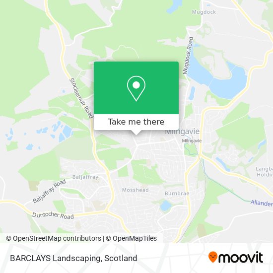 BARCLAYS Landscaping map