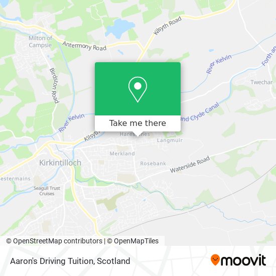 Aaron's Driving Tuition map