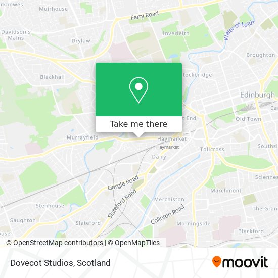 Dovecot Studios map