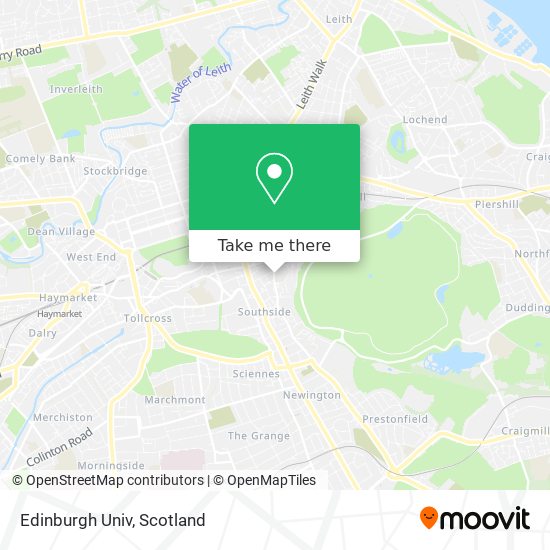 Edinburgh Univ map