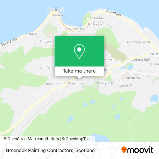 Greenock Painting Contractors map