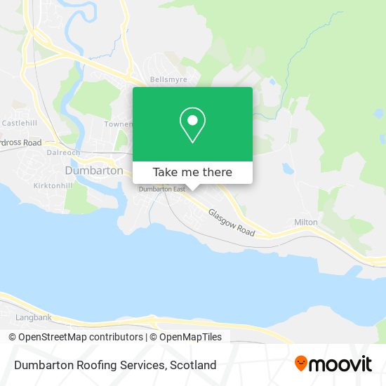 Dumbarton Roofing Services map