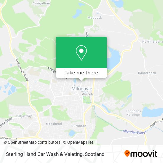 Sterling Hand Car Wash & Valeting map