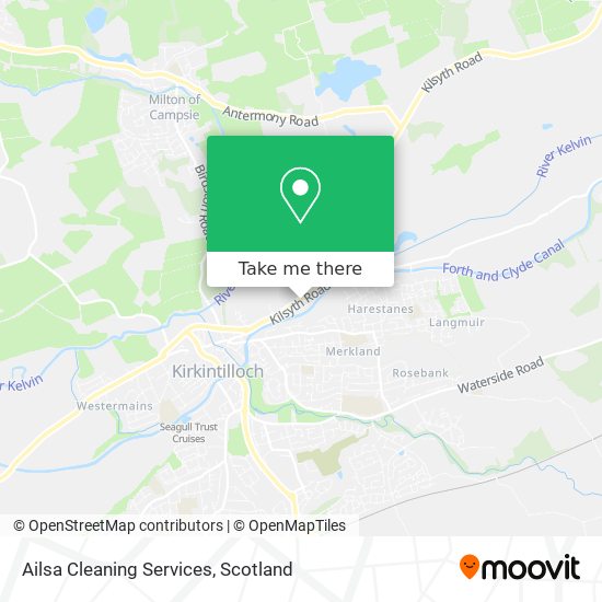 Ailsa Cleaning Services map