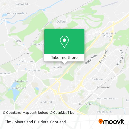 Elm Joiners and Builders map