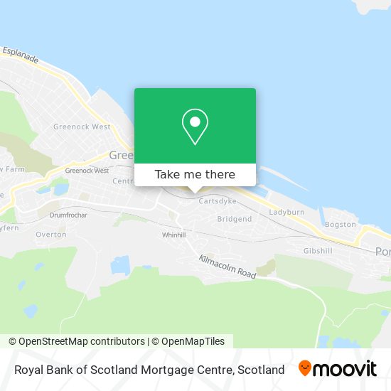 Royal Bank of Scotland Mortgage Centre map