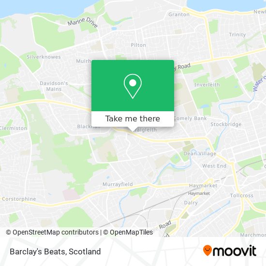 Barclay's Beats map