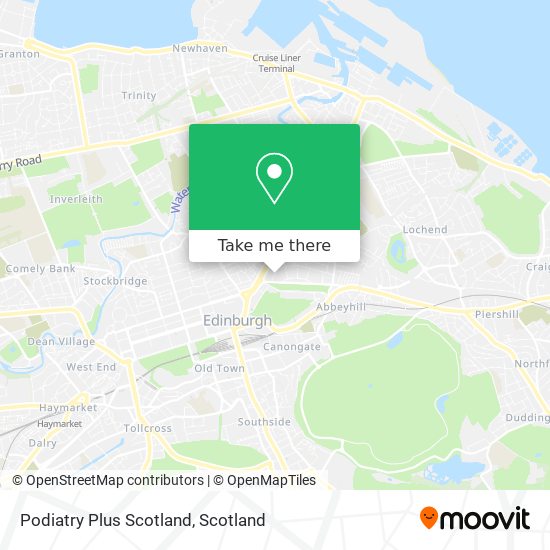 Podiatry Plus Scotland map