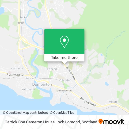 Carrick Spa Cameron House Loch Lomond map