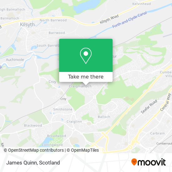 James Quinn map