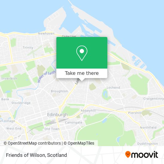 Friends of Wilson map