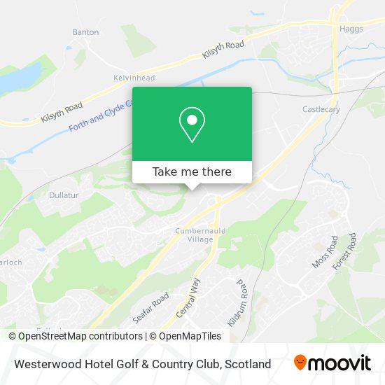 Westerwood Hotel Golf & Country Club map