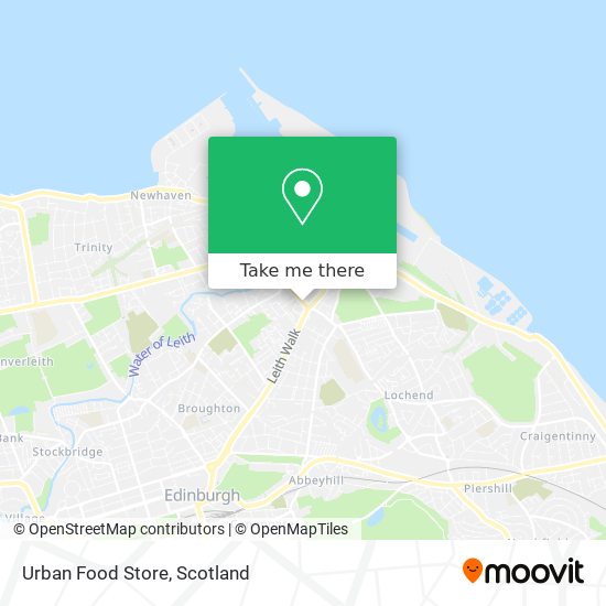 Urban Food Store map