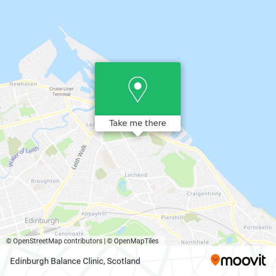 Edinburgh Balance Clinic map
