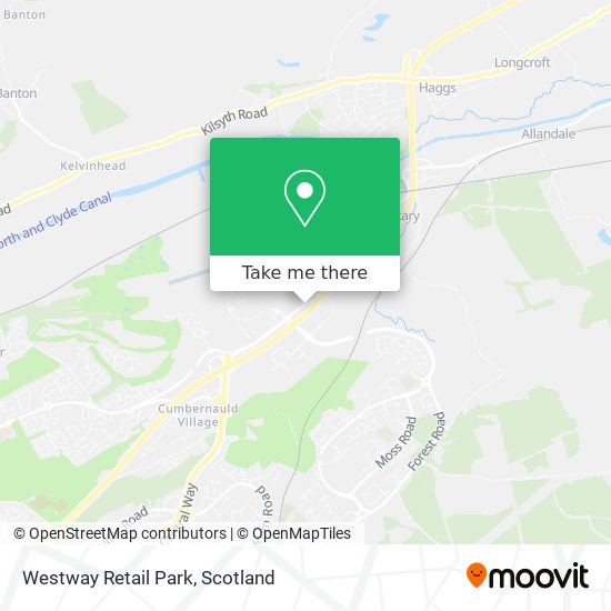 Westway Retail Park map