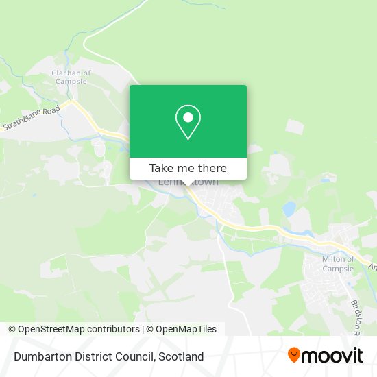 Dumbarton District Council map