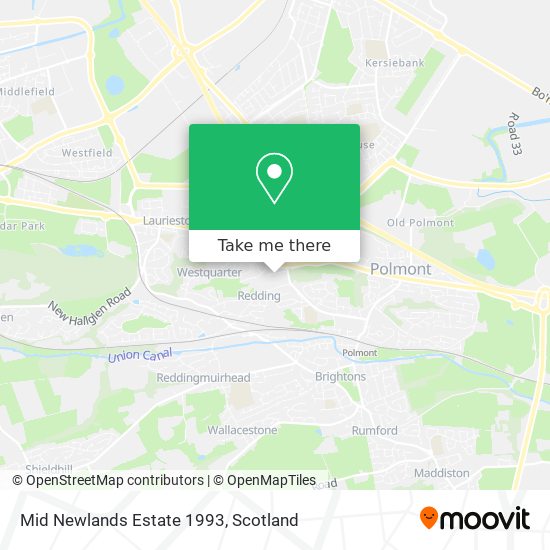 Mid Newlands Estate 1993 map