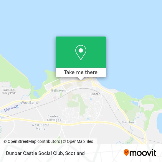 Dunbar Castle Social Club map