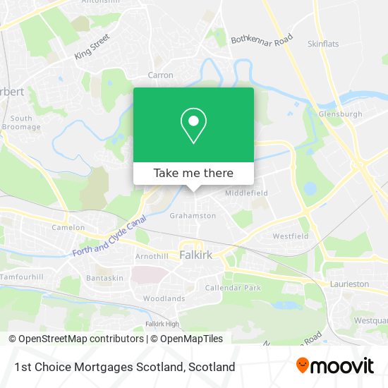 1st Choice Mortgages Scotland map