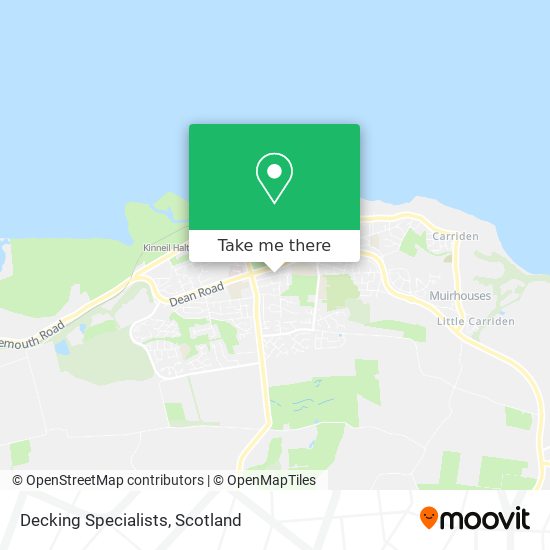 Decking Specialists map