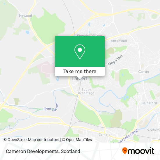 Cameron Developments map