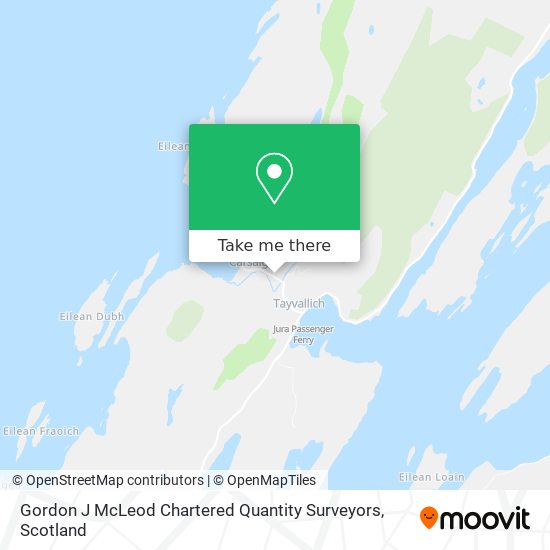 Gordon J McLeod Chartered Quantity Surveyors map