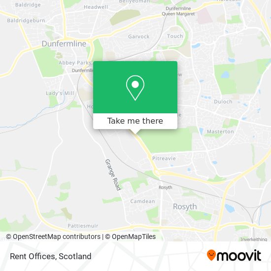 Rent Offices map