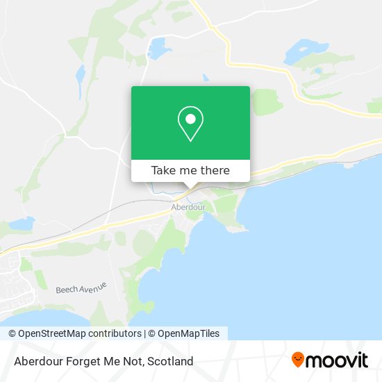 Aberdour Forget Me Not map