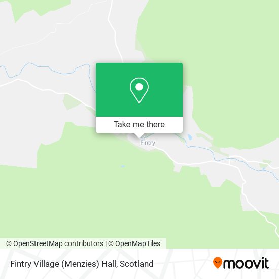 Fintry Village (Menzies) Hall map