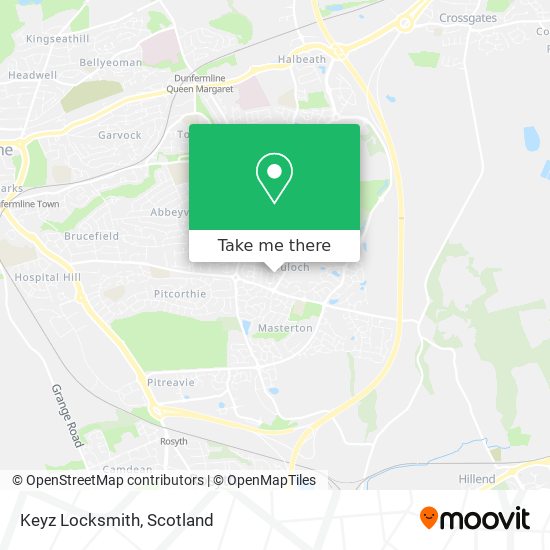 Keyz Locksmith map