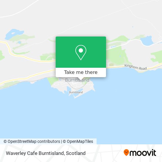 Waverley Cafe Burntisland map