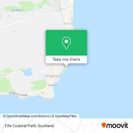 Fife Coastal Path map